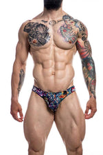 Cut For Men Tattoo Low Rise Bikini Brief