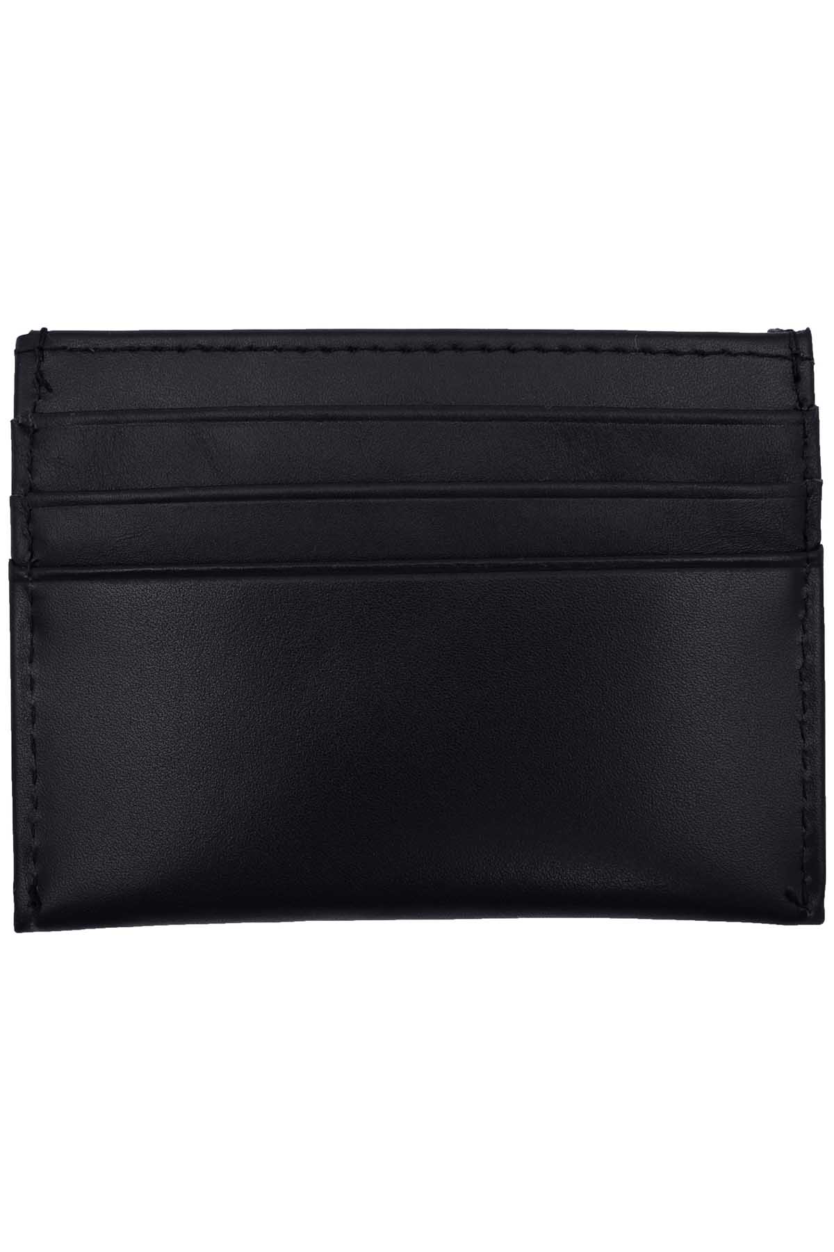 DIBI Black Slim Leather Wallet