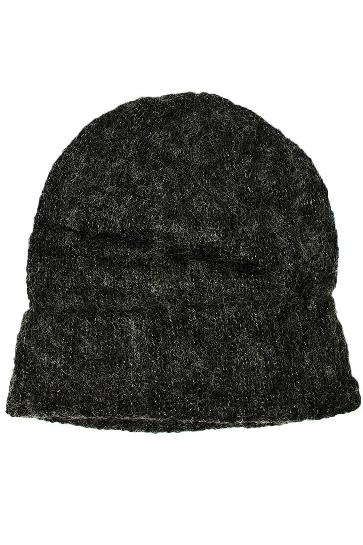 DIBI Black & White Knit Beanie