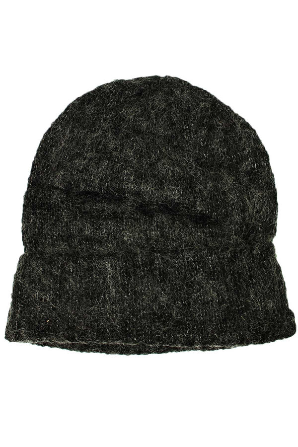 DIBI Black & White Knit Beanie