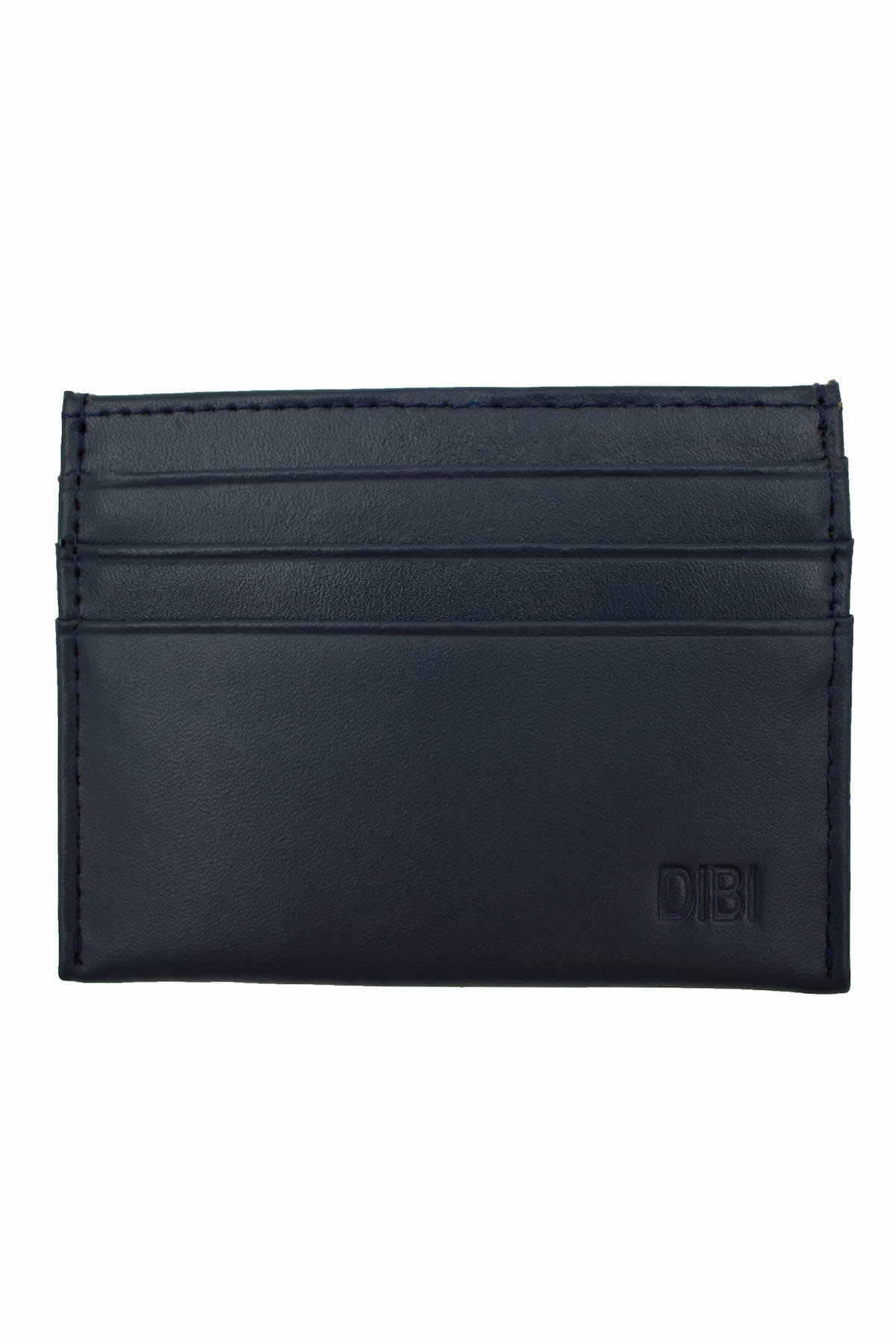 DIBI Blue Denim Slim Leather Wallet