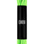 DIBI Bright-Green Dress Shoelaces w/ Silver Aglets