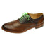 DIBI Bright-Green Dress Shoelaces w/ Silver Aglets