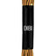 DIBI Burgundy/Gold Striped Dress Shoelaces w/ Gold Aglets