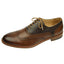 DIBI Burgundy/Gold Striped Dress Shoelaces w/ Gold Aglets
