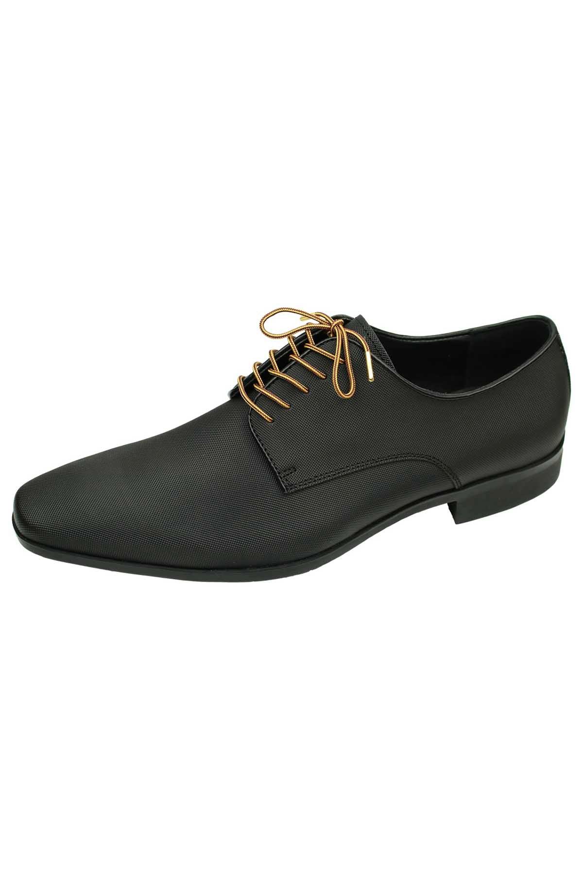 DIBI Burgundy/Gold Striped Dress Shoelaces w/ Gold Aglets