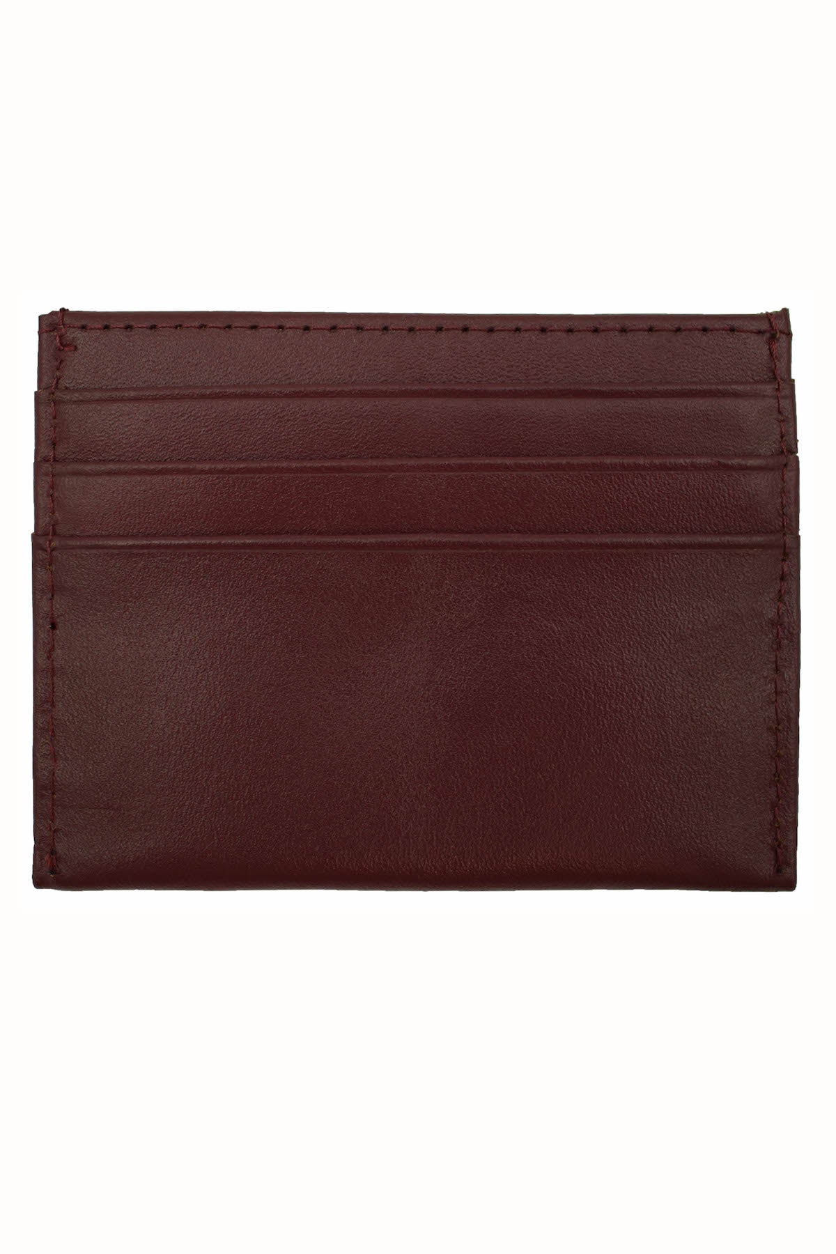 DIBI Burgundy Slim Leather Wallet