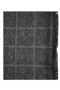 DIBI Charcoal Heather Plaid Scarf thumbnail 2