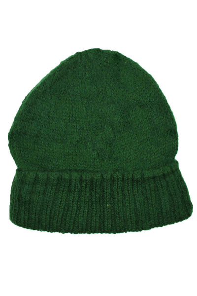 DIBI Dark Green Knit Beanie