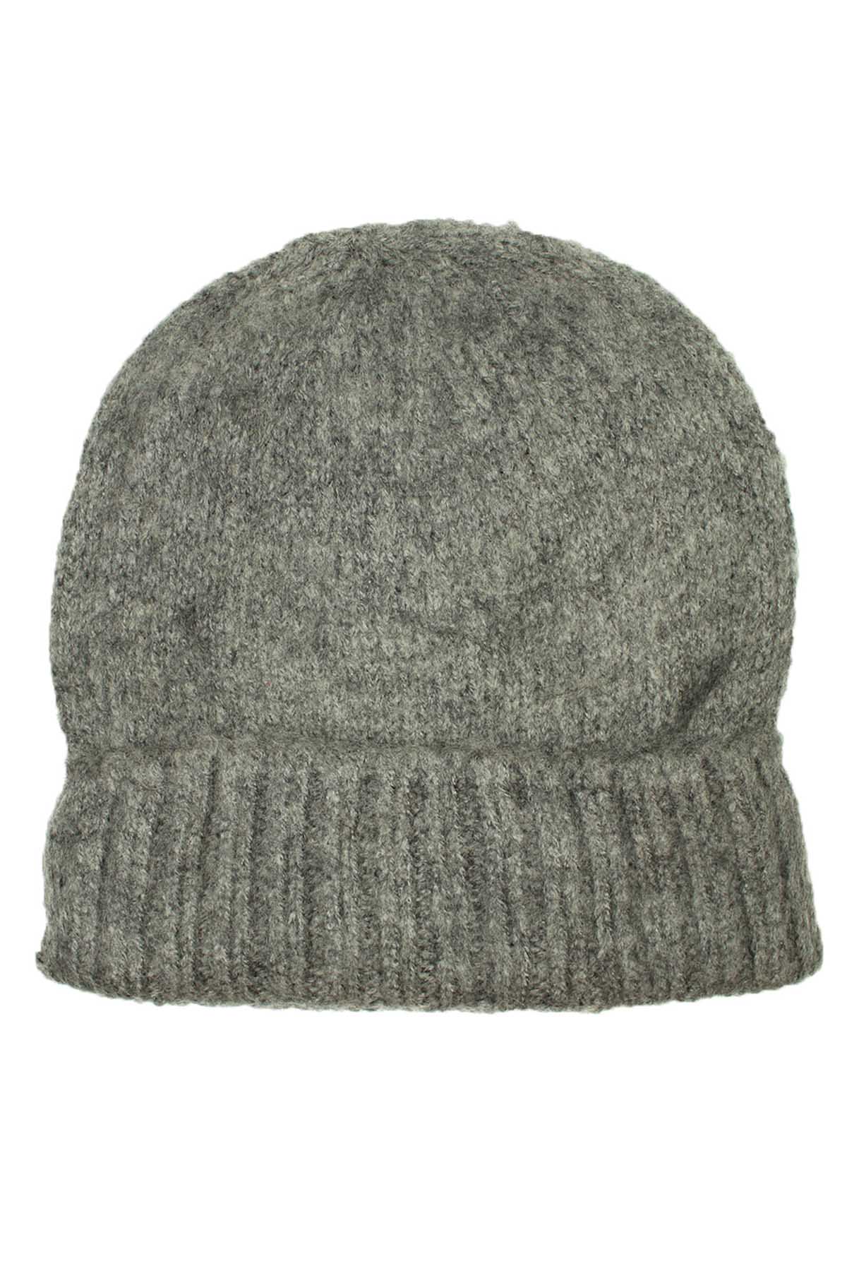 DIBI Grey & Black Knit Beanie