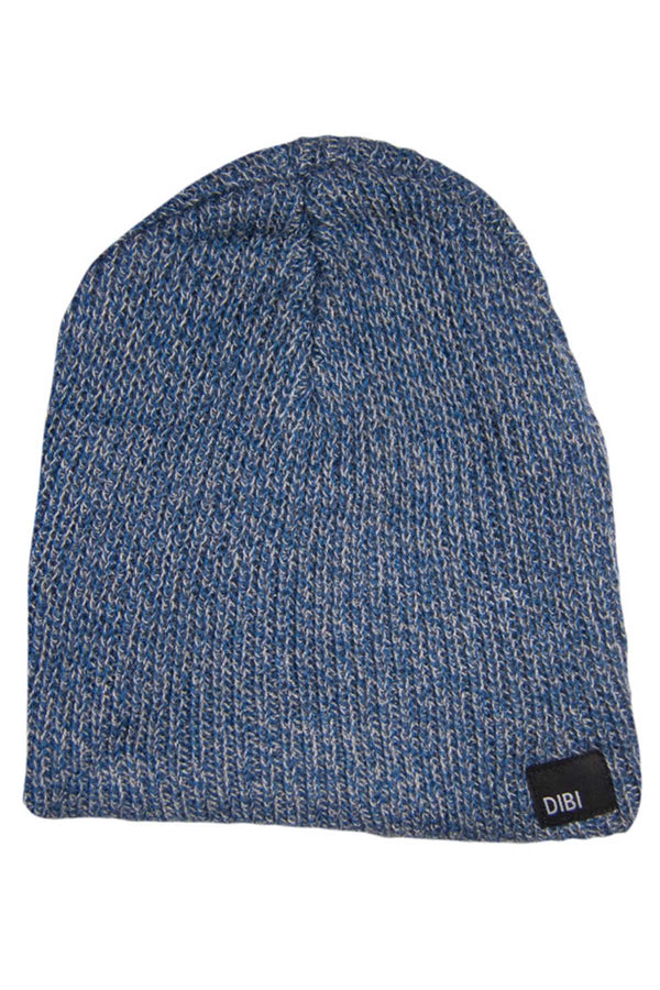 DIBI Navy & Charcoal Beanie Slouchy Beanie