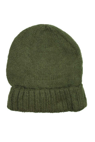 DIBI Olive Knit Beanie