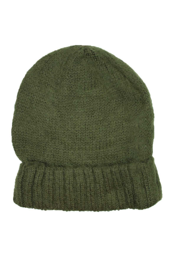 DIBI Olive Knit Beanie