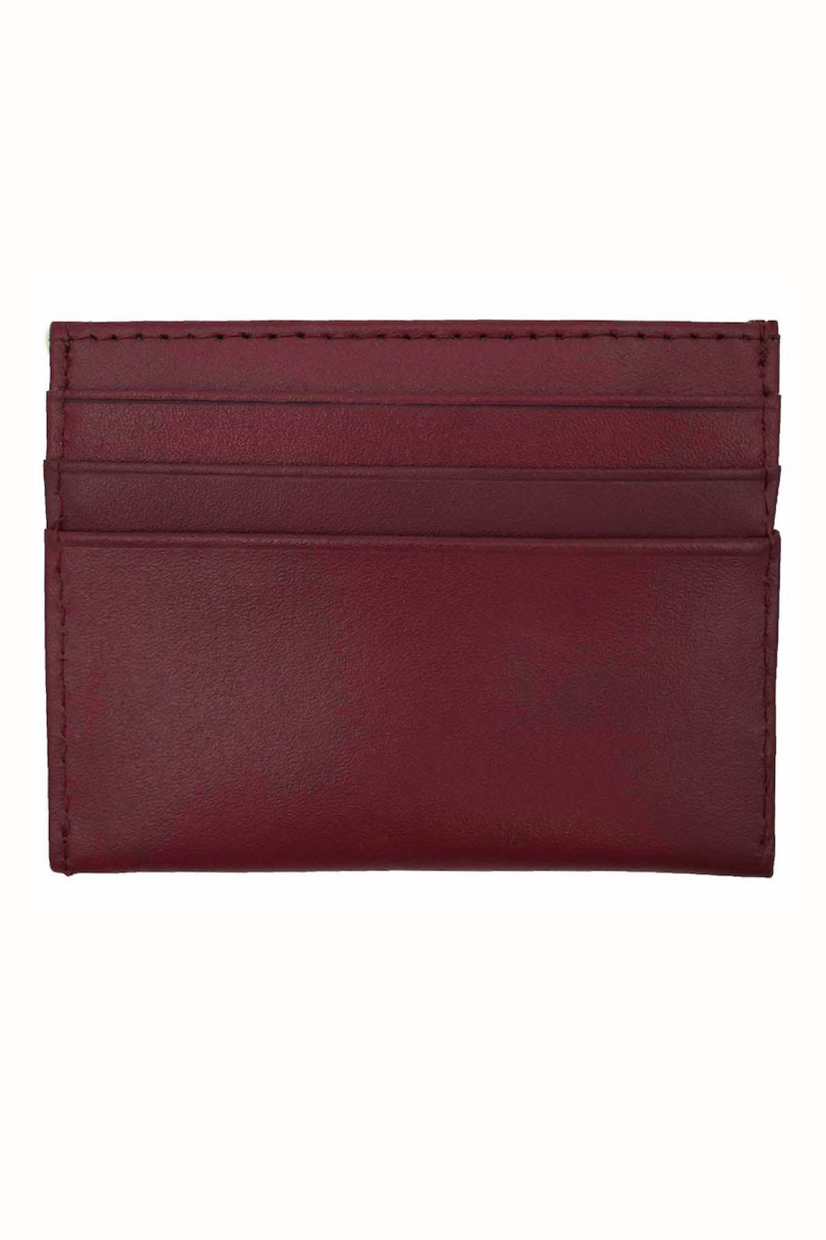 DIBI Plum Slim Leather Wallet