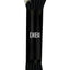 DIBI Solid-Black Dress Shoelaces w/ Silver Aglets