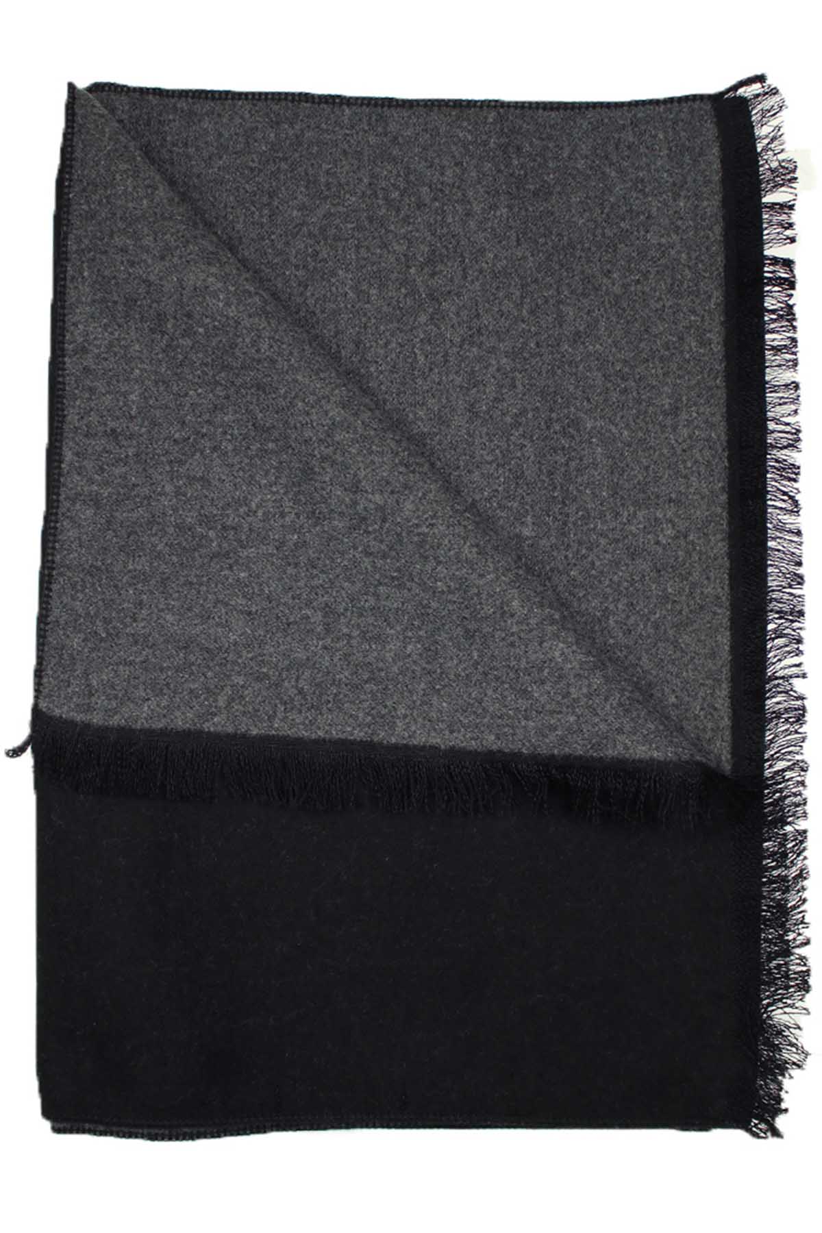 DIBI Solid Black & Grey Scarf