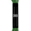 DIBI Solid-Green Dress Shoelaces w/ Silver Aglets