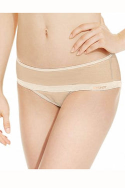 DKNY Beige Modern Lights Mesh Hipster Brief thumbnail 1