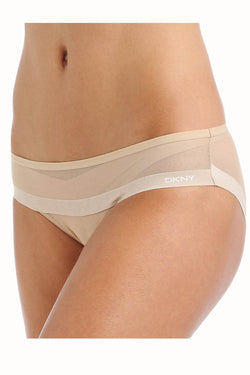 DKNY Beige Modern Lights Mesh Hipster Brief thumbnail 3