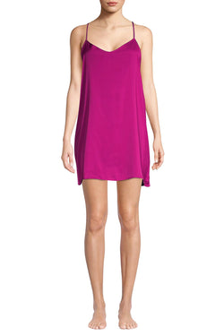 DKNY Berry Crepe De Chine Racerback Chemise thumbnail 4