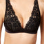 DKNY Black Classic Lace Sheer Bralette