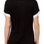 DKNY Black Contrast-Trim Lounge Tee
