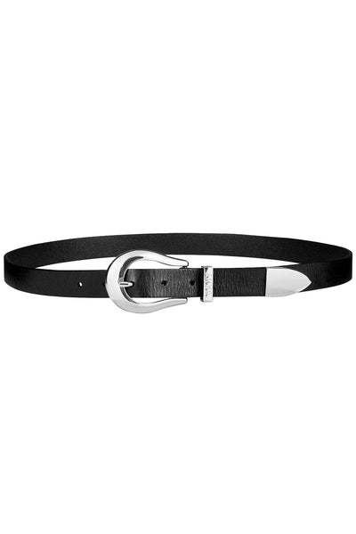 DKNY Black Modern Buckle Belt
