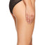 DKNY Black Modern Lace Sheer String Bikini Brief
