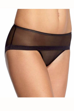 DKNY Black Modern Lights Mesh Hipster Brief thumbnail 1