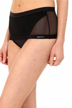 DKNY Black Modern-Lights Sheer Shaping Thong thumbnail 3