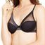 DKNY Black Modern-Lights Sheer Spacer Bra