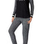 DKNY Black Novel Raglan Top / Jogger Pant Pajama Set