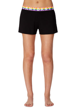 DKNY Black Pride Rainbow Logo Boxer Lounge Short thumbnail 2