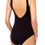 DKNY Black Seamless Litewear Scoopback Bodysuit