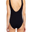 DKNY Black Seamless Litewear Scoopback Bodysuit
