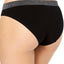 DKNY Black/Silver Sparkle Seamless Stretch Bikini Brief