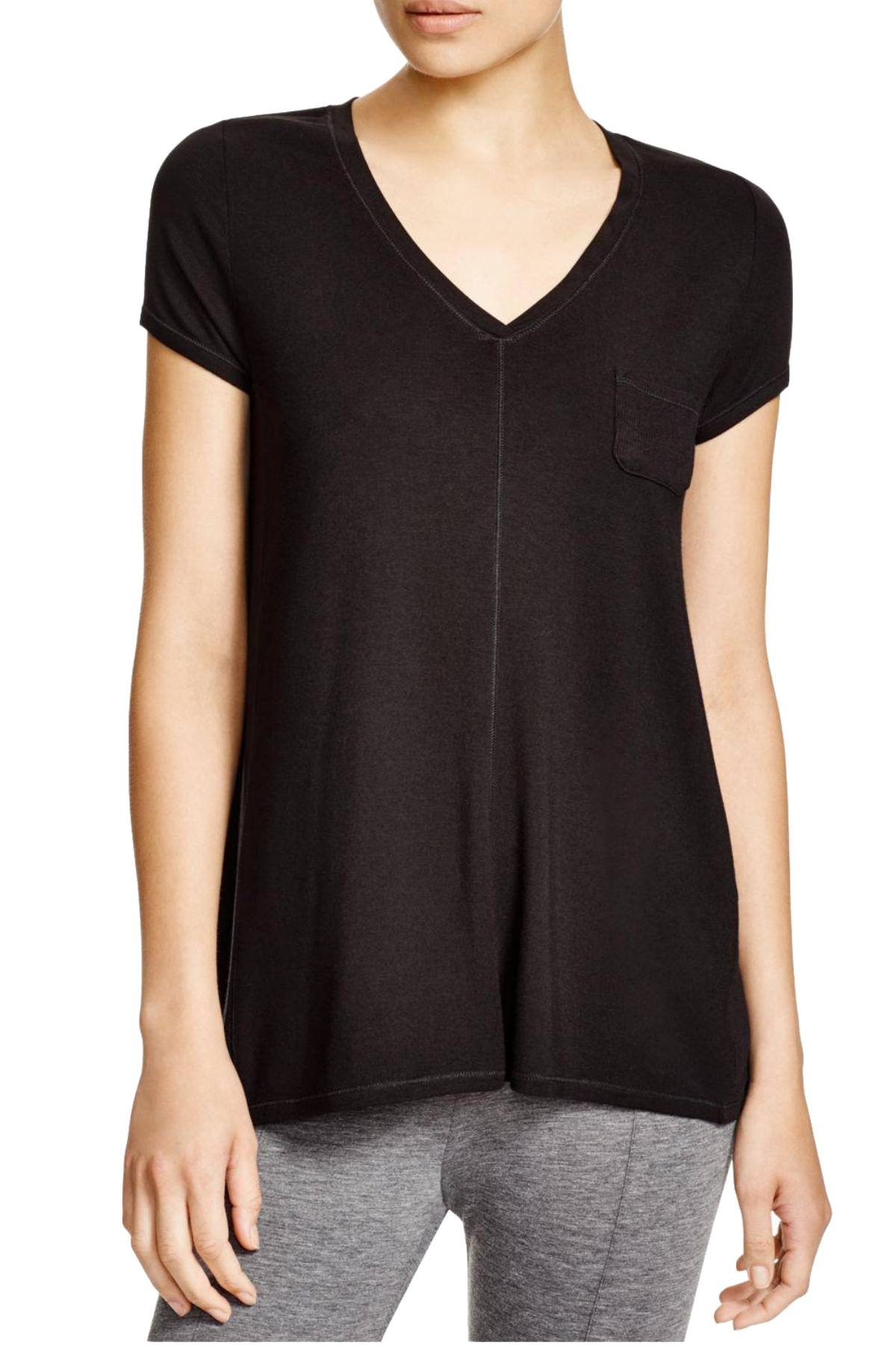 DKNY Black Urban-Essentials Short-Sleeve Lounge Tee