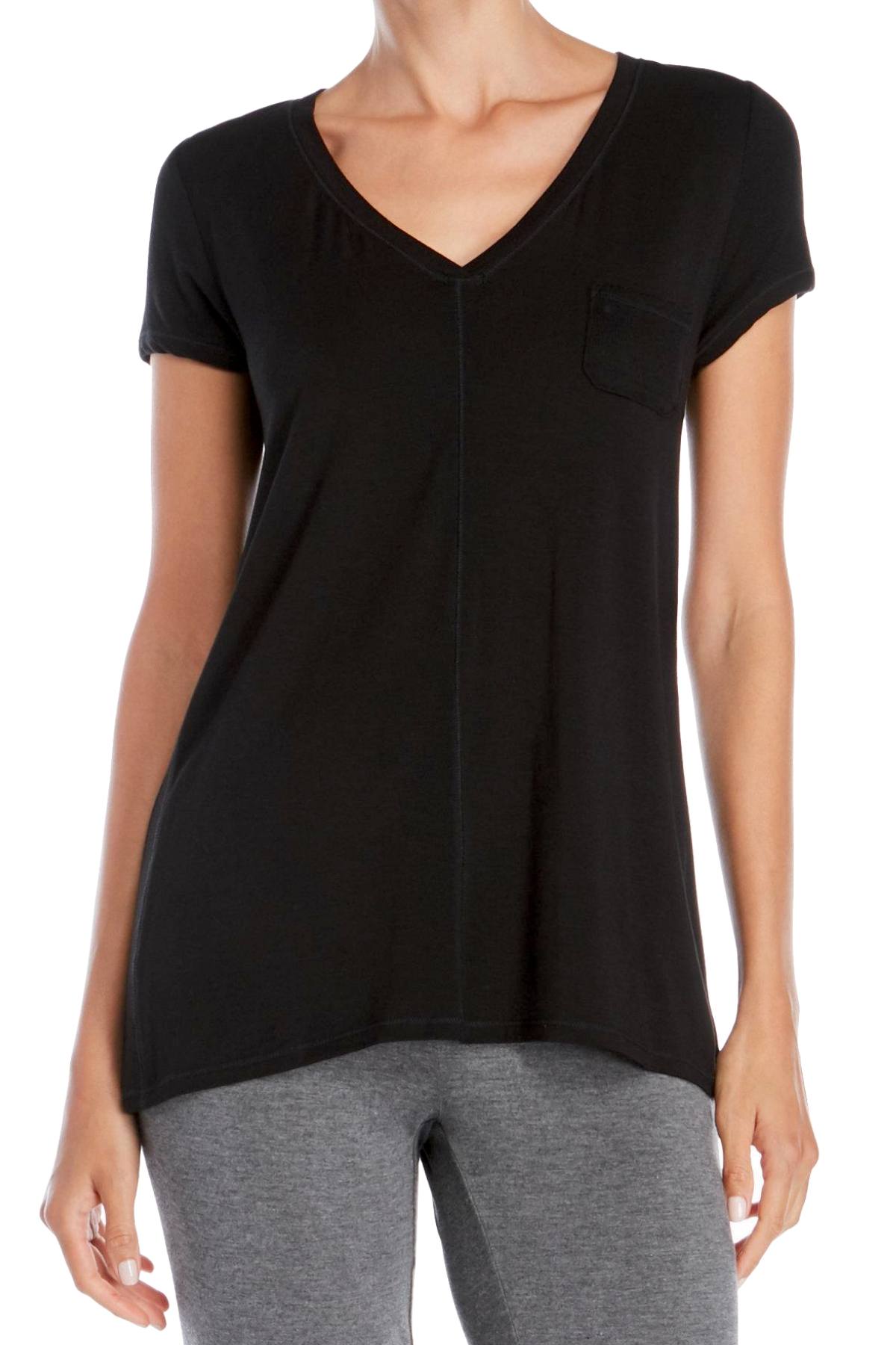 DKNY Black Urban-Essentials Short-Sleeve Lounge Tee
