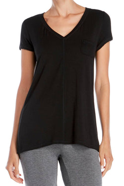 DKNY Black Urban-Essentials Short-Sleeve Lounge Tee thumbnail 4