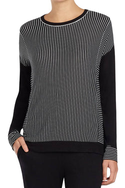 DKNY Black/White Contrast-Panel Lounge Set thumbnail 4