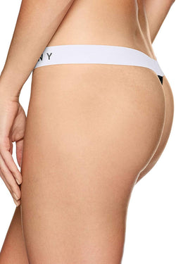 DKNY Black/White Logo Thong thumbnail 3