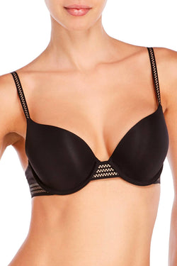 DKNY BlackLight Glow Fusion Skyline Essential Microfiber Custom-Lift Bra thumbnail 2