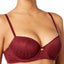 DKNY Bordeaux Nightfall Crochet/Lace Balconette Bra