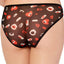 DKNY Brush Heart Printed Logo Mesh Bikini Brief