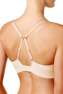 DKNY Cashmere Nude Convertible Classic Cotton Bralette thumbnail 2