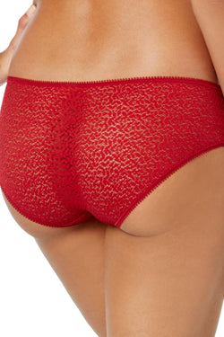 DKNY Garnet-Red Modern-Lace Sheer Hipster thumbnail 3