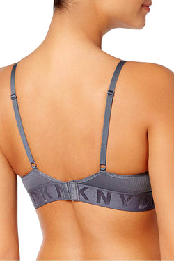 DKNY Graphite Litewear Seamless Ribbed Bralette thumbnail 2