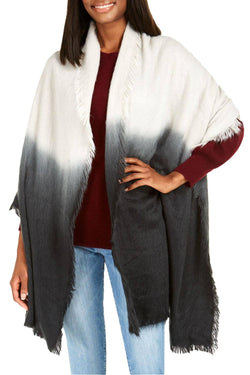 DKNY Grey Woven Ombré Scarf thumbnail 1