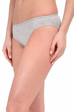 DKNY Heather-Grey Comfort Classic Bikini thumbnail 2