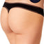 DKNY Ink Star Print Litewear Low Rise Mesh Trim Thong